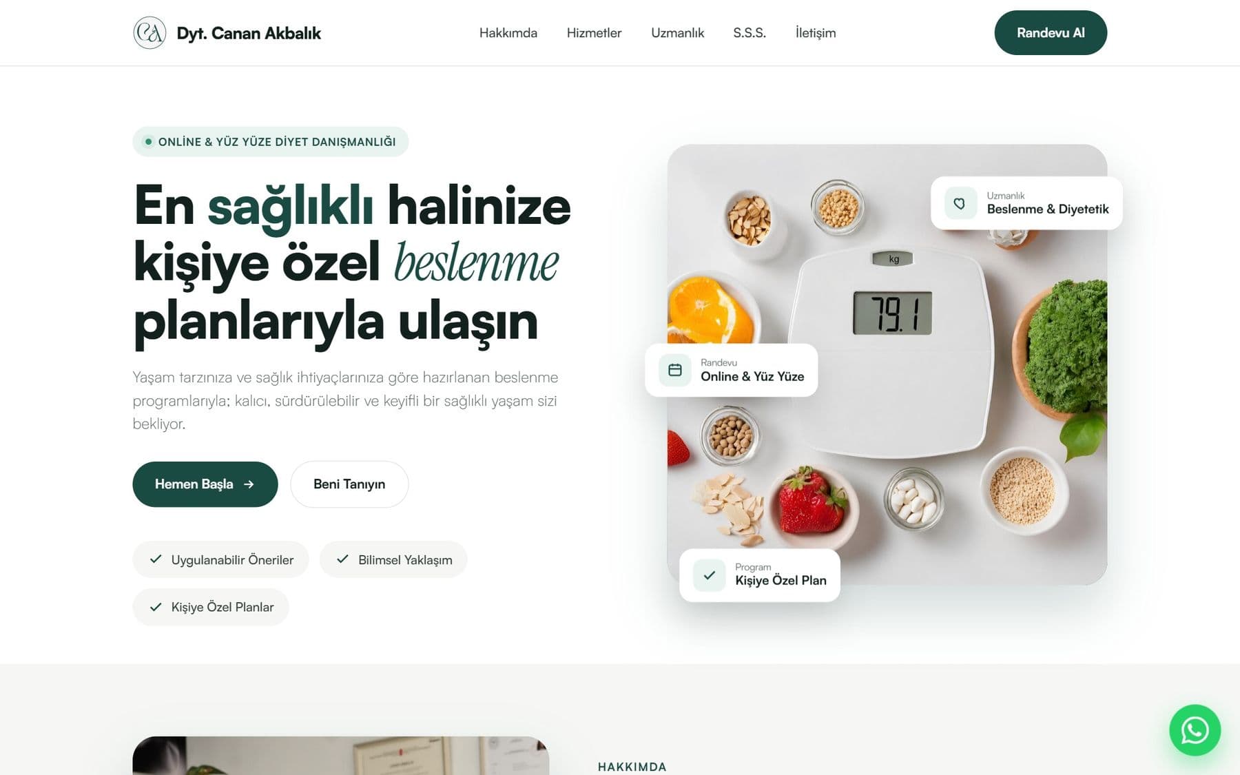 Dyt. Canan Akbalık web sitesi
