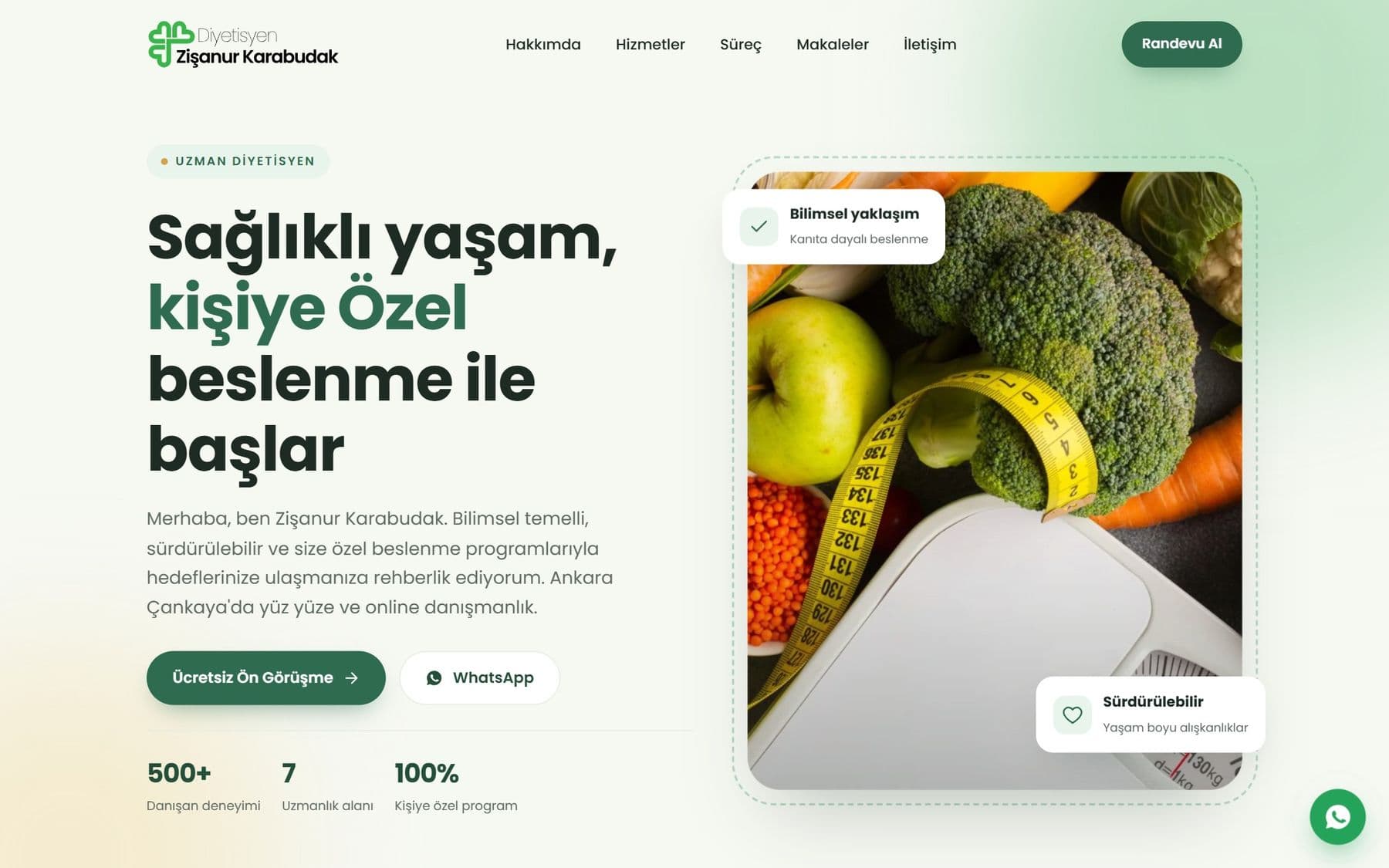 Dyt. Zişanur Karabudak web sitesi
