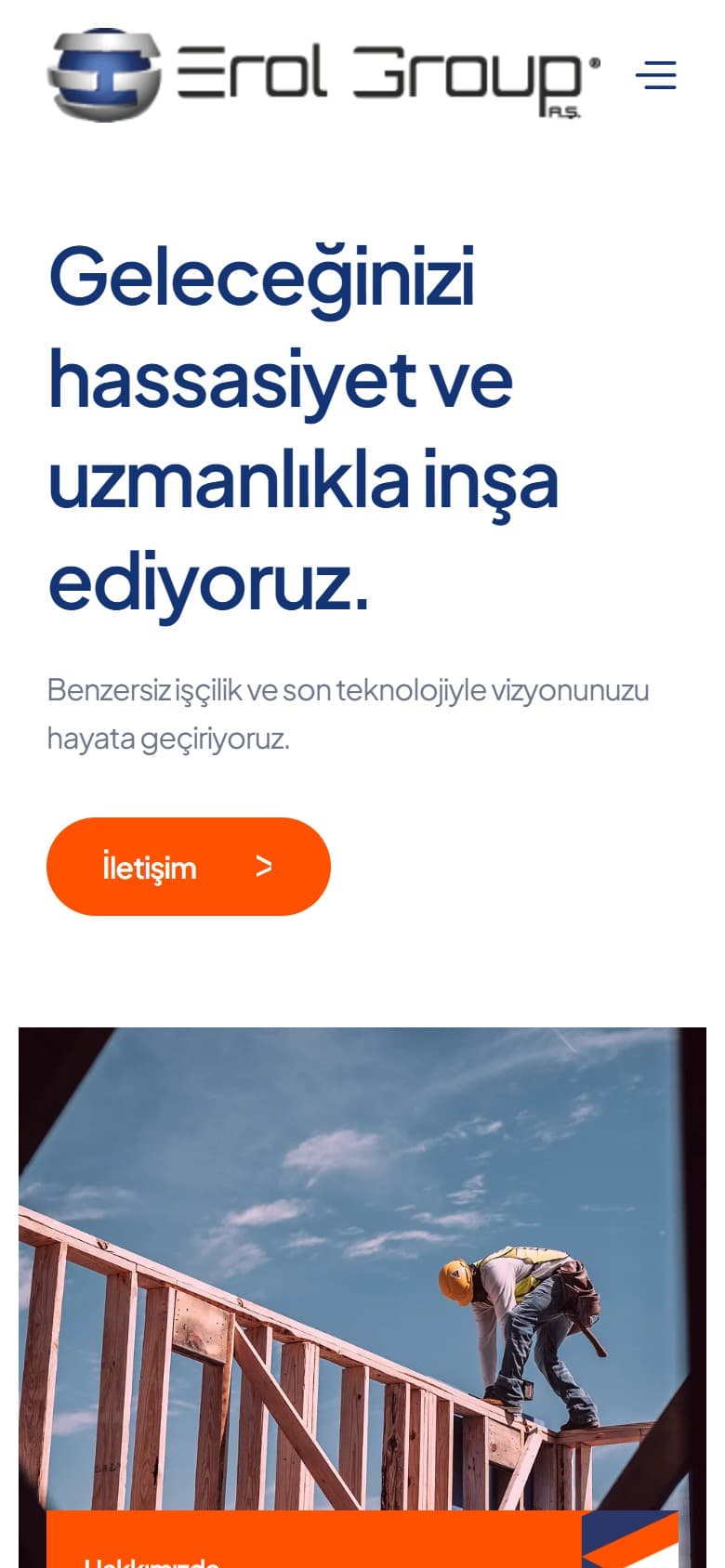 erolgroup.com mobil görünümü